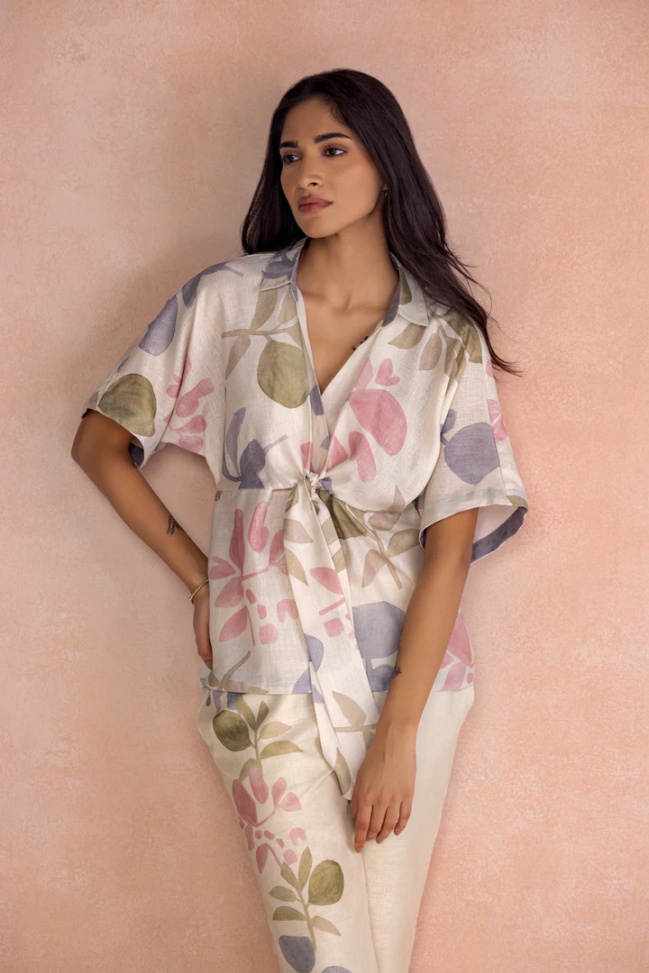Tropical Oasis Cinch Top
