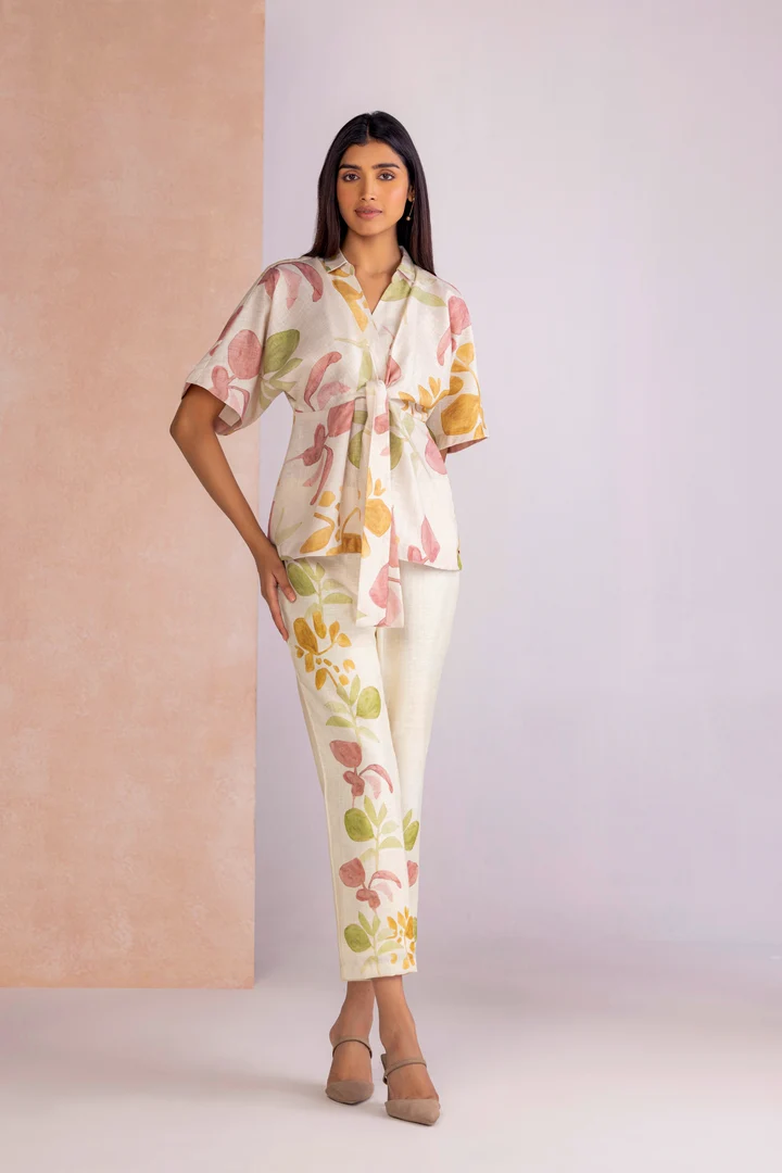 Tropical Oasis Cinch Top