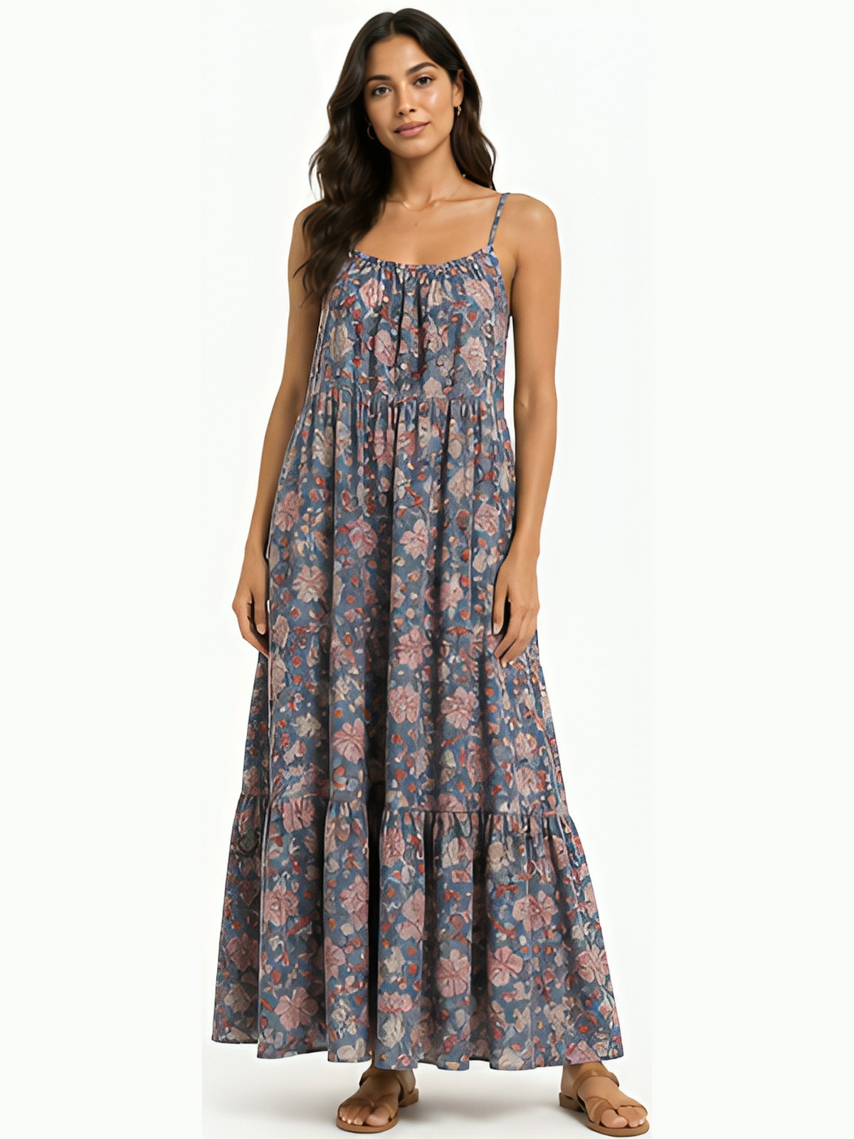 Boho Linen Sundress