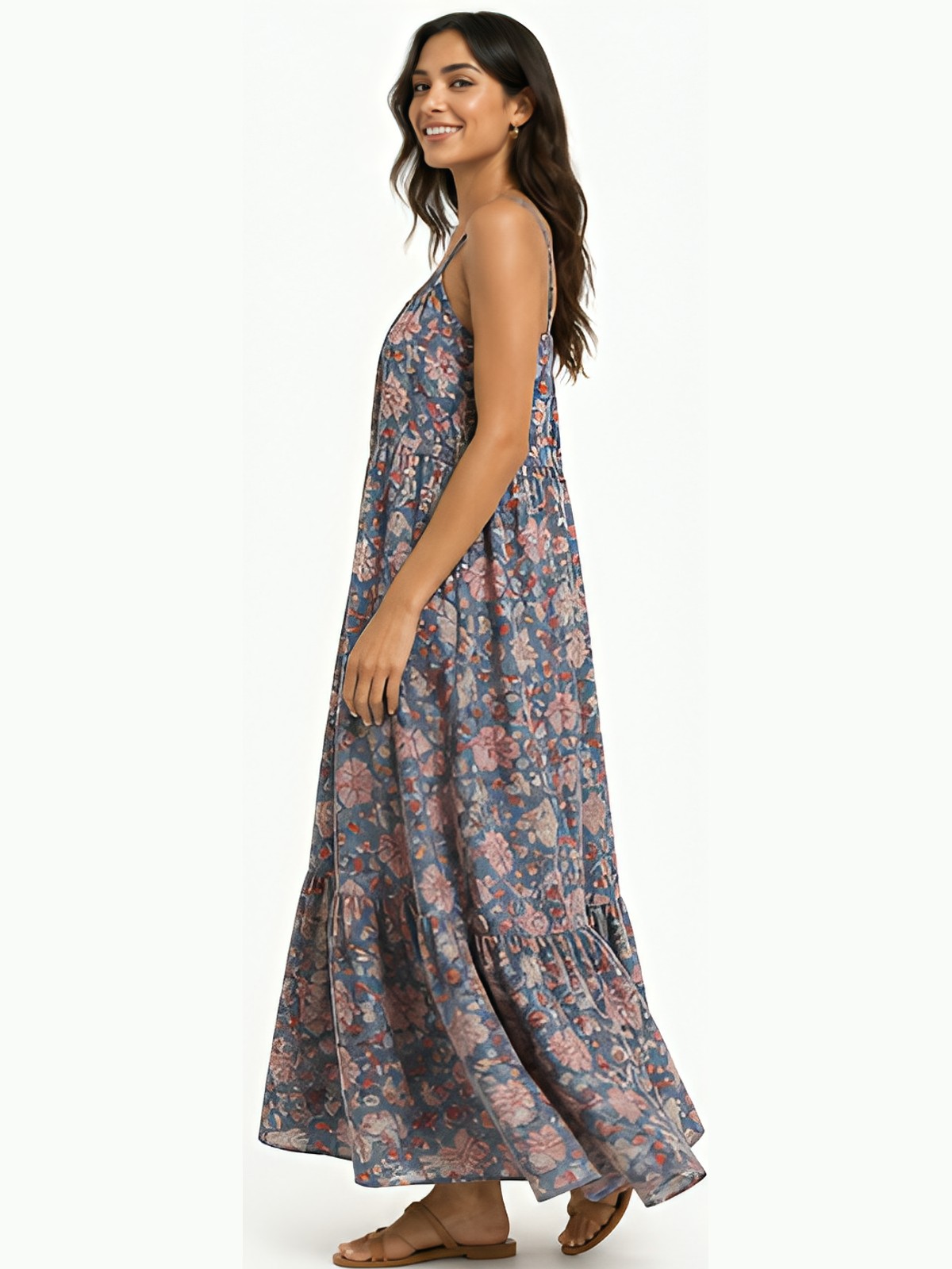 Boho Linen Sundress