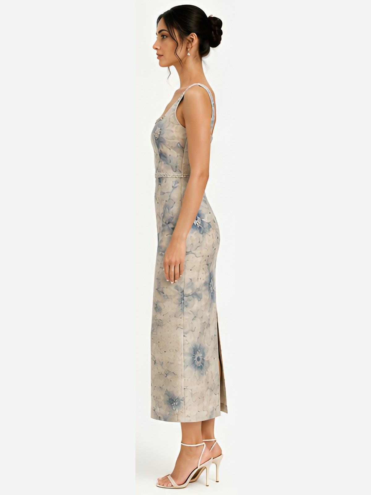 Formal Wedding Linen Dress