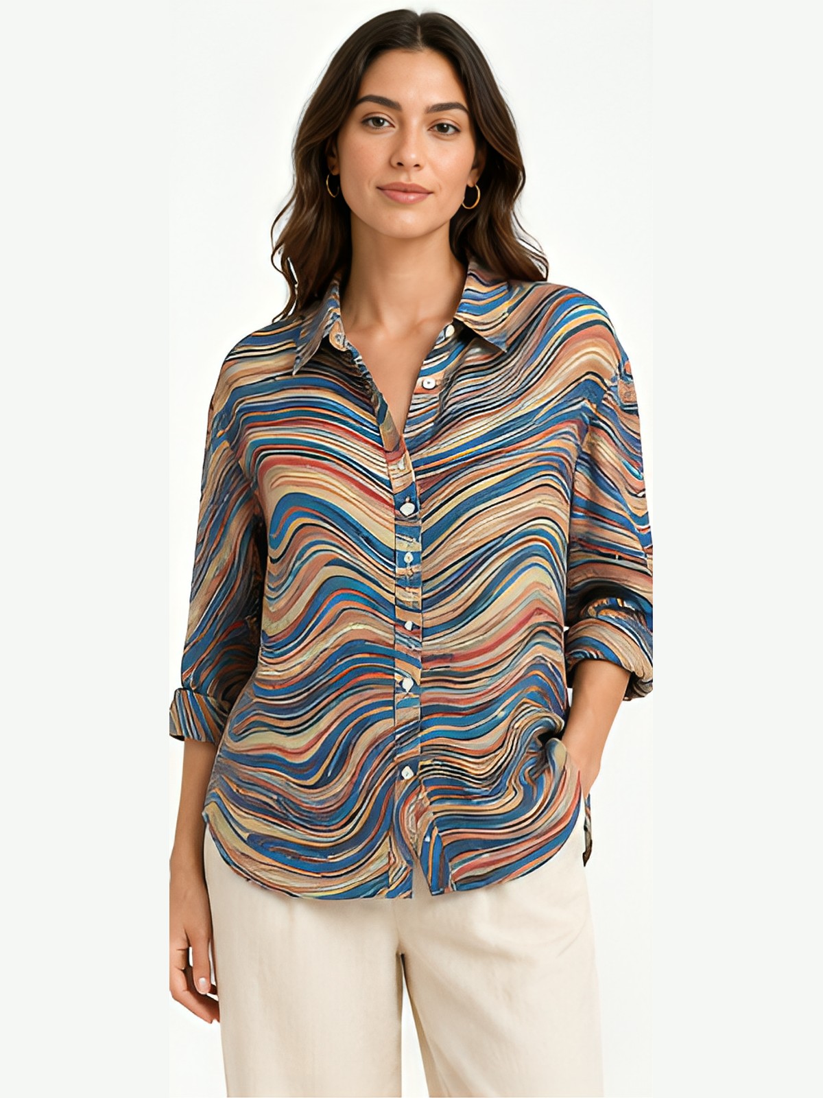 Linen Button-Down Shirt
