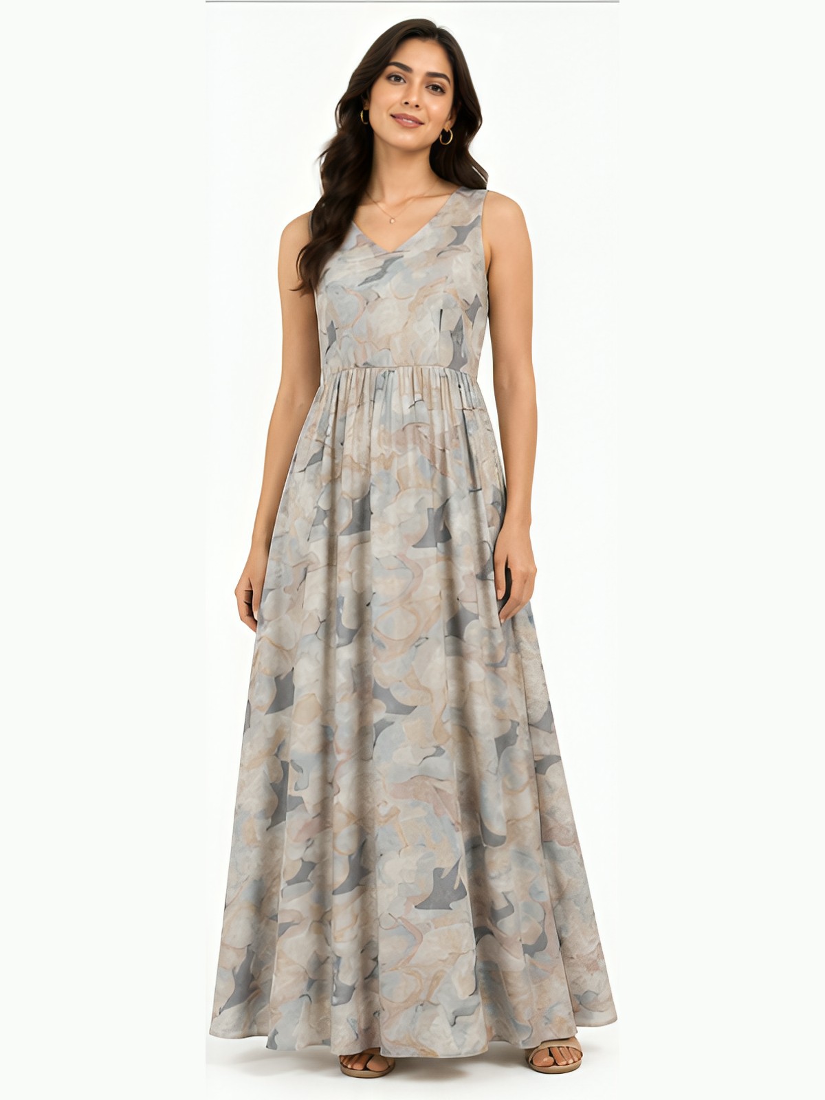 Linen Maxi Dress