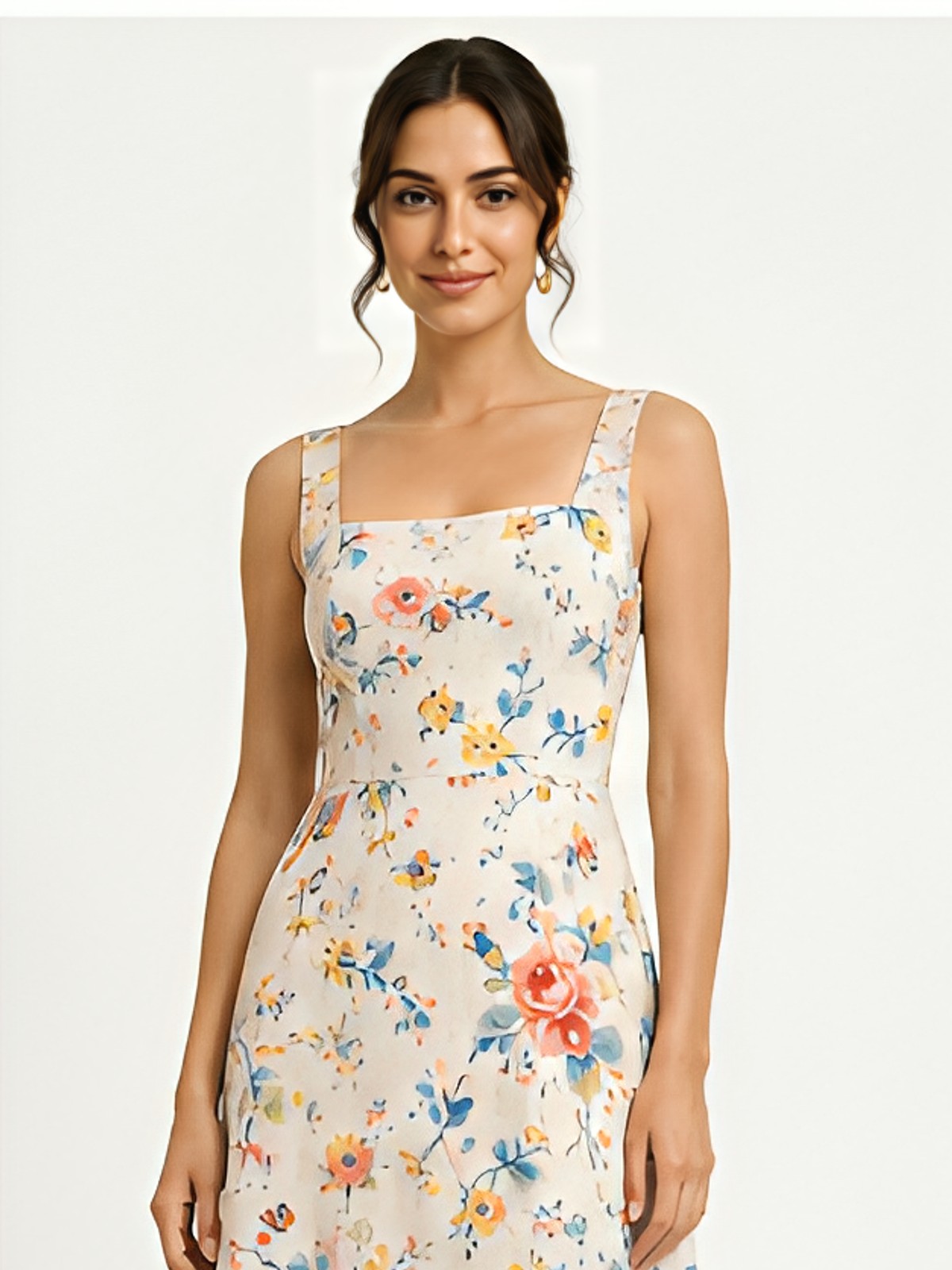 Linen Midi Dress