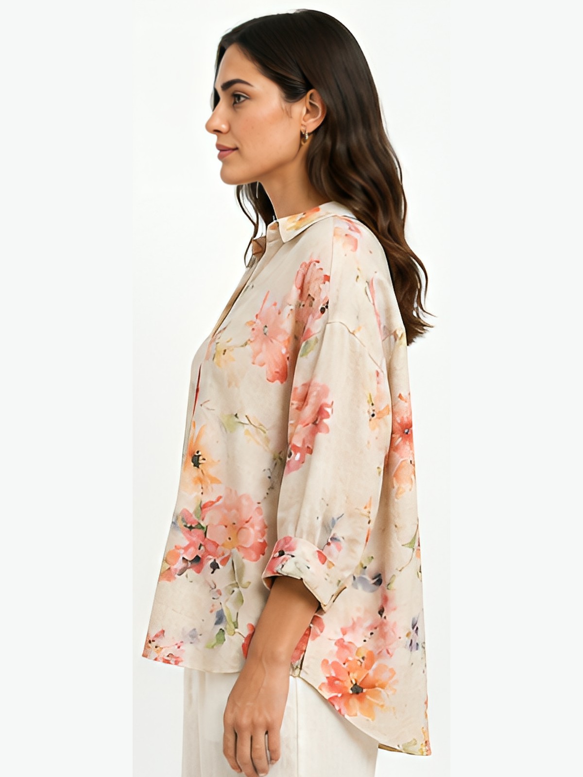 Oversized Linen Blouse