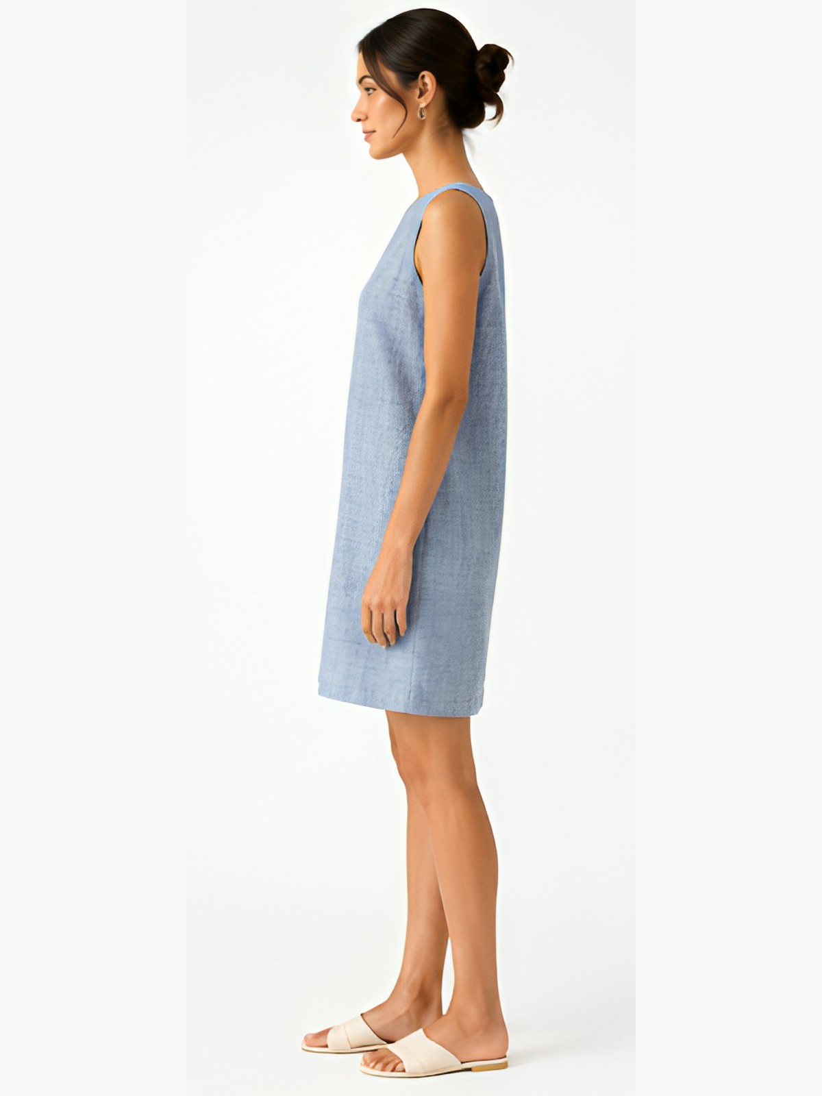 Sleveless Linen Dress